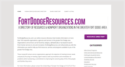 Desktop Screenshot of fortdodgeresources.com